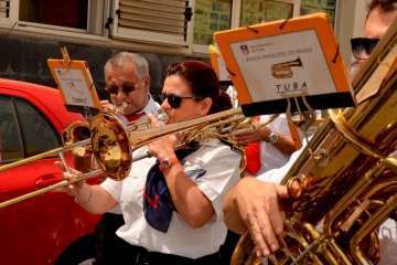 San Ignacio de Loyola se despide de sus fiestas en La Majadilla-Telde (Foto Francisco Javier Santana)